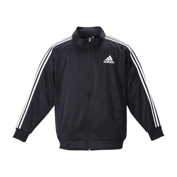 大きいサイズ メンズ adidas ウォームアップ ジャケット ブラック 1276-0350-1 3XO 4XO 5XO 6XO 7XO 8XO