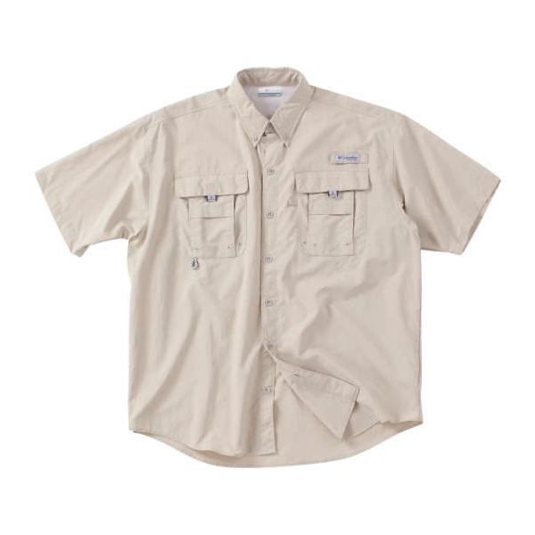 大きいサイズ メンズ Columbia バハマ ショートスリーブ シャツ フォッシル 1277-3210-1 1X 2X 3X 4X 5X 6X