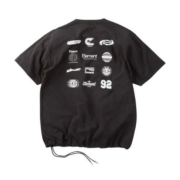 大きいサイズ メンズ ELEMENT DRY&HEAVY AUTHENTIC 半袖 Tシャツ ブラック 1278-6298-2 3L 4L 5L 6L