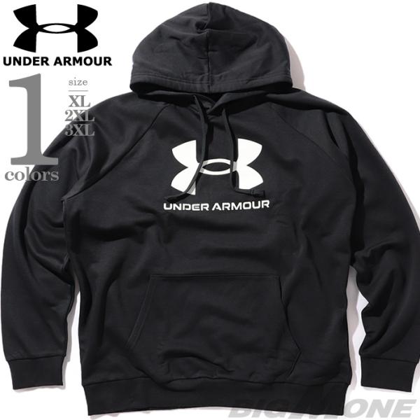 大きいサイズ メンズ UNDER ARMOUR アンダーアーマー プリント プルオーバー パーカー USA直輸入 1379758-001 UNDER ARMOUR（アンダーアーマー） 大きいサイズ メンズ プリント プル