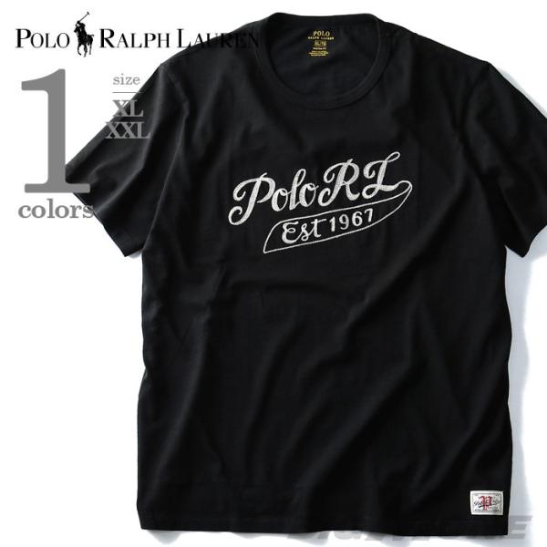 POLO RALPH LAUREN ポロ ラルフローレン 刺繍入り半袖Tシャツ Polo RL USA直輸入 710620115001