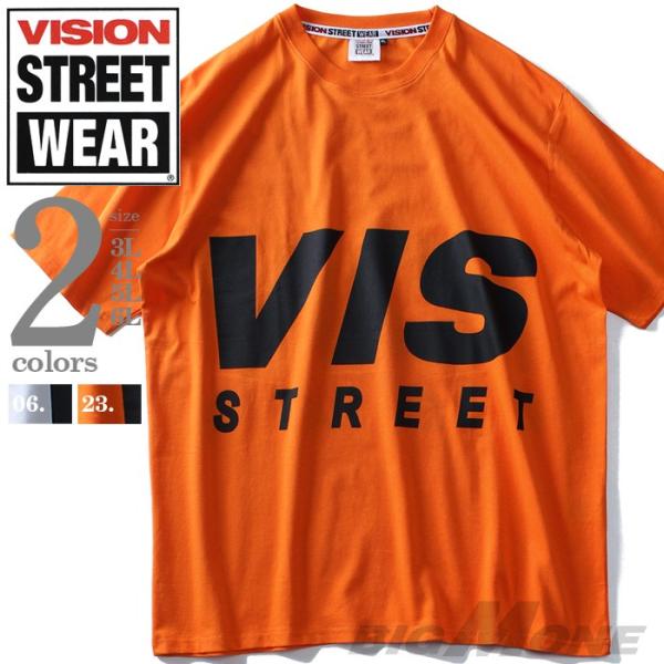 VISION STREET WEAR デカロゴ プリント 半袖 Tシャツ  9504109