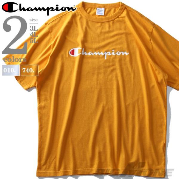 Champion チャンピオン ウォッシュ加工 ロゴ プリント 半袖 Tシャツ  c3-p302l