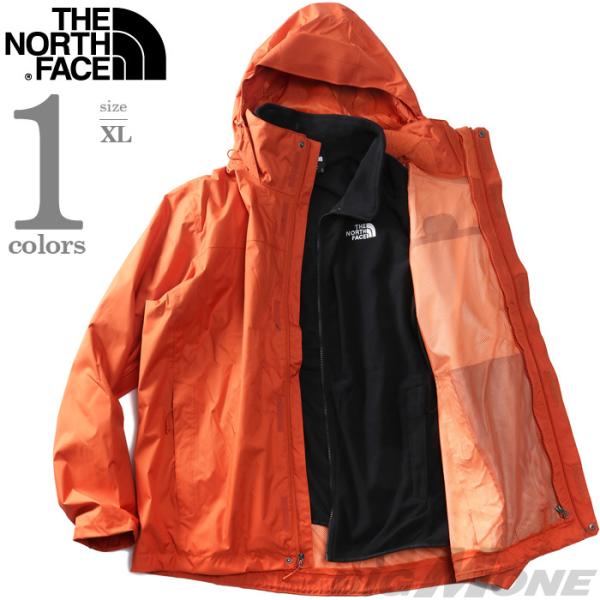 �傫���T�C�Y �����Y THE NORTH FACE �m�[�X�t�F�C�X 3WAY �t�[�f�b�h �u���]�� �}�E���e���p�[�J�[ EVOLVE II TRICLIMATER JACKET USA���A�� nf00cg55