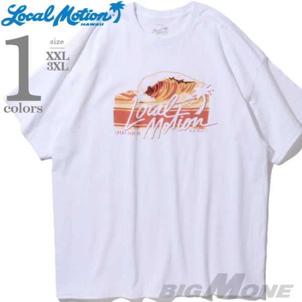 大きいサイズ メンズ LOCAL MOTION ローカルモーション 半袖 プリント Tシャツ USA直輸入 smt21105az