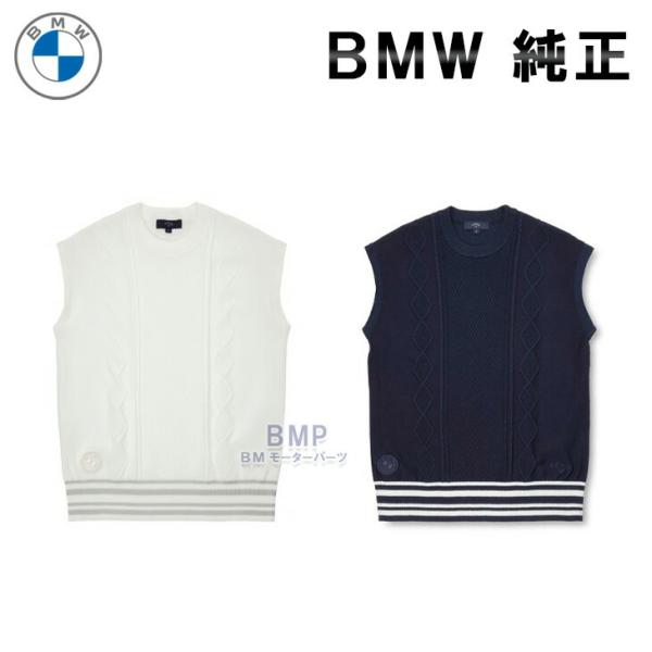 BMW 純正 GOLF SPORT COLLECTION 2024 BMW x Callaway ニットベスト ホワイト ブラック ゴルフ キャロウェイ コレクション
