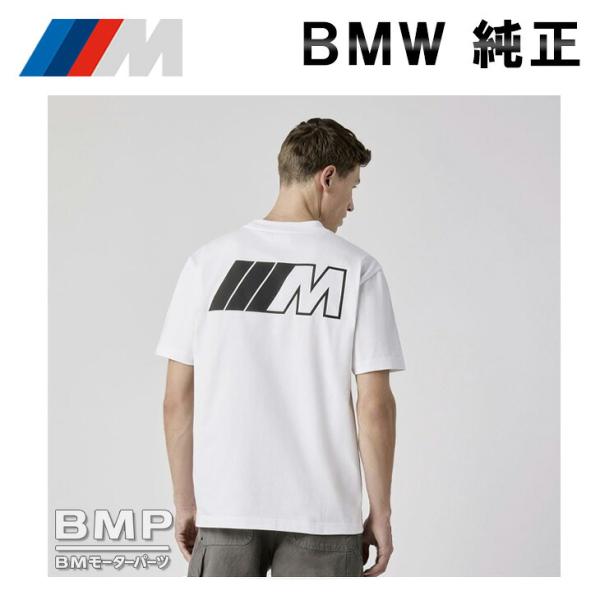 BMW 純正 M COLLECTION 2026 M ロゴ バックプリント Tシャツ ユニセックス ホワイト メンズ レディース ウィメンズ コレクション