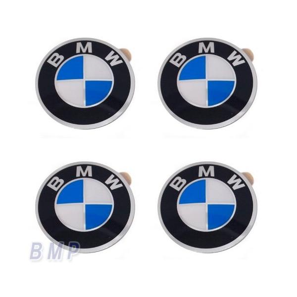 BMW 純正 エンブレム ホィールキャップバッジ 45ｍｍ 4枚セット