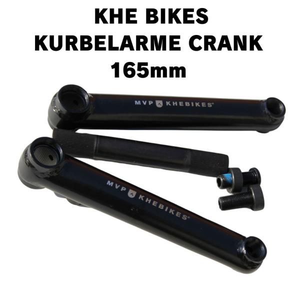 自転車 BMX クランク KHE BIKES MVP 3PC CRANK SET 165mm