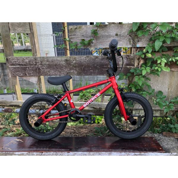 限定別注カラー 完全組み立てすぐに乗れます 自転車 14 自転車 Bmx 子供 14インチ 14インチ キッズバイク Tnb Plug 14 Atro Style Candy Red Pulg 14 Atro C Red Source
