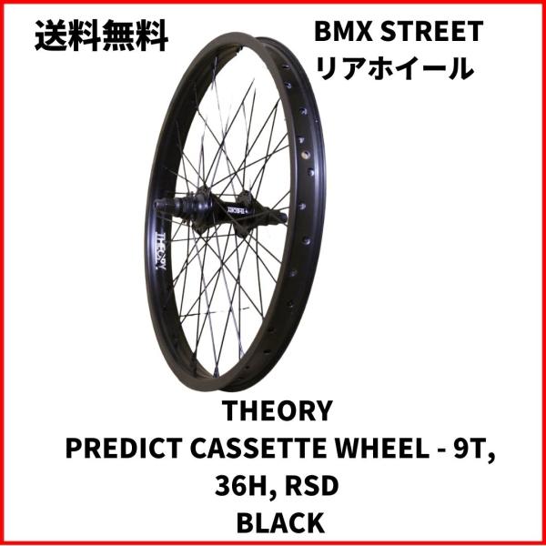 自転車 BMX ホイール 20インチ リア THEORY PREDICT CASSETTE WHEEL