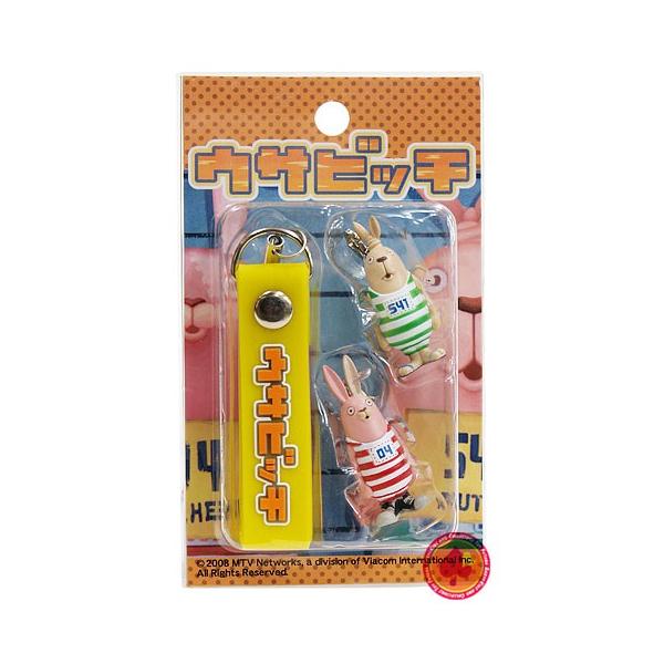 ★★★★★★★★★★★★★★★★★★■素材ストラップ部分：鉄、紐マスコット部分：ATBC-PVC■サイズストラップ：全長約130mm×15mmマスコット：全長約52mm×15mm【ウサビッチとは…】■ロシアの監獄で快適な収容生活を満喫中のウ...