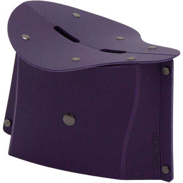他サイト： SOLCION PATATTO 正座 紫 折りたたみ式正座イス【ソルシオン】【パタット】【折り畳みイス】【携帯】【プレゼント】の商品画像