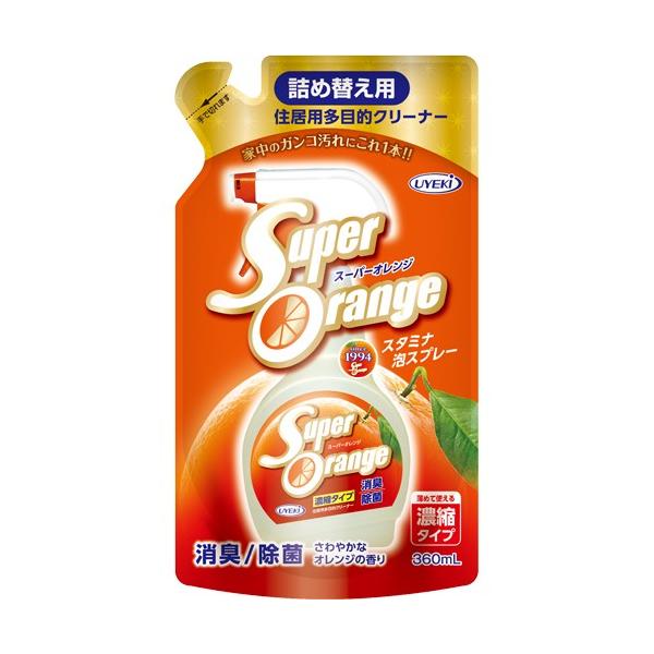 他サイト： UYEKI(ウエキ) スーパーオレンジ 消臭除菌泡タイプ  詰替　360ｍｌの商品画像