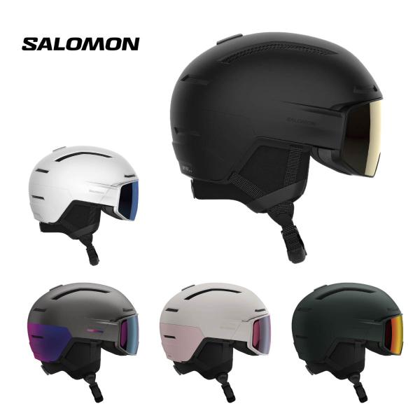 サロモン SALOMON  スノボヘルメット■DRIVER PRO SIGMA MIPSカラー■Black/Visor:Sigma Black Gold (11%)■White/Visor:Sigma Sky Blue (13%)■Belu...
