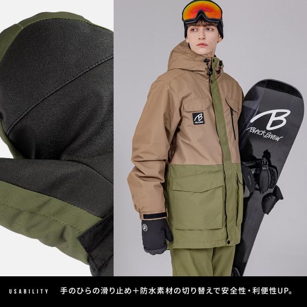 �X�m�{ �X�L�[�O���[�u �����Y �X�m�[�{�[�h BLACKSNOW BS25HFGL02M �u���b�N�X�m�[ �~�g�� ���j�Z�b�N�X ���f�B�[�X ���i�摜4