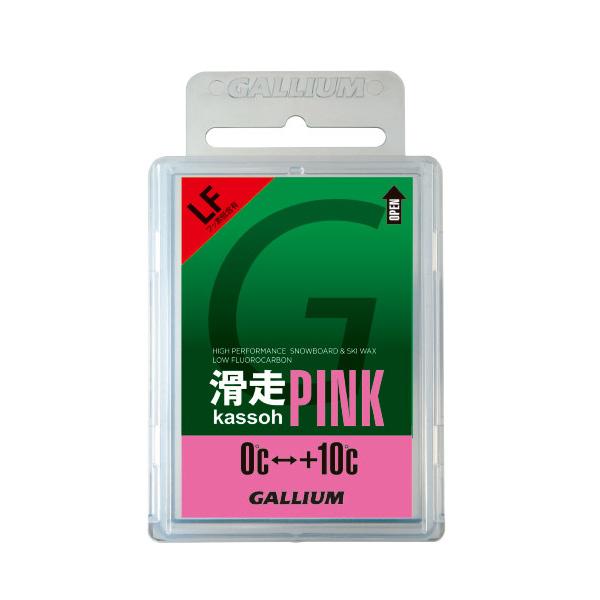 ガリウム ワックス■ 滑走PINK SW2126内容： 50ｇ０℃ 〜 +１０℃ / 水分の多い雪質フッ素低含有フッ素低含有固形ワックスがスキー、スノーボード共通になって新登場！雪温０℃で、水が浮いたような雪や、雨降りの時に驚くほどの撥水性...