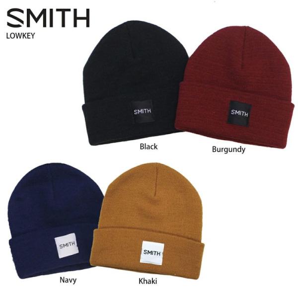 SMITH ニット帽■ LOWKEYCOLORBlack / Burgundy / Navy / KhakiCOLOR:BLACK/BURGUNDY/KHAKI/NAVY■特徴帽子 ヘッドウェア ニット帽※メーカー企画書の情報で商品登録を行...