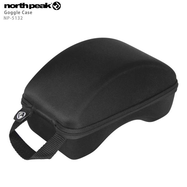 ■north peak　ノースピーク　ゴーグルケース■Goggle Case/ NP-5132COLOR:BK縦12x横20x深さ12cmゆとりある大きさのゴーグルケース。底面には内部の湿気を排出するベンチレーションホール付。