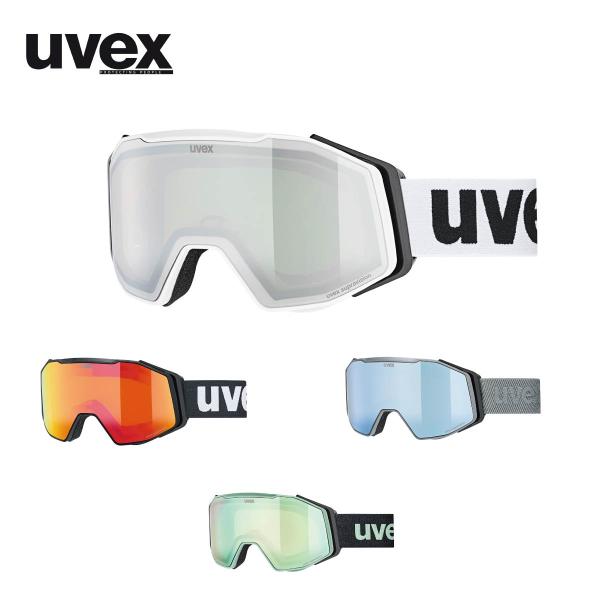 UVEX ウベックス スノボゴーグル■uvex gravity FM ウベックス グラヴィティ エフエムカラー：レンズ（可視光線透過率）■ホワイトマット：シルバーミラー/ グリーン(S2)■ブラックマット：レッドミラー/ クリア(S2)■ラ...