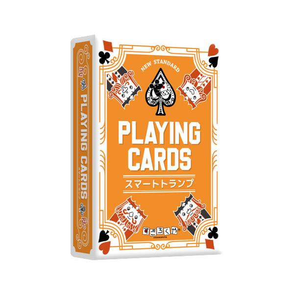 『スマートトランプ』は、子供から大人まで、誰でも楽しく快適にゲームを遊べるように、「すごろくや」がいちからデザインを見直した、高品質な紙製トランプです。★誰でもいつでも使いやすいデザイン手の大きさにかかわらず誰でも扱いやすく、持ち運びにも便...