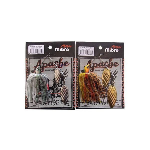 ミブロ アパッチ DW 3/8oz 1/2oz 4個セット ダブルウィロー mibro/ミブロ Apache/アパッチ ダブルウィロー (3/8oz、1/2oz
