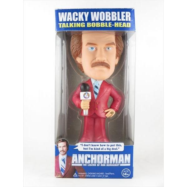 【トーキング機能付】俺たちニュースキャスター [Anchorman: The Legend of Ron Burgundy] FUNKO(ファンコ) Wacky Wobbler(ワッキーワブラー) ボブルヘッド
