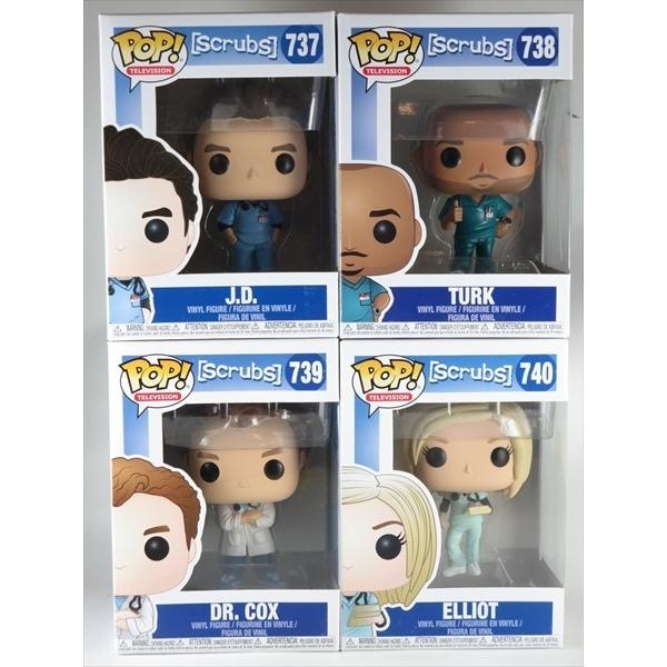 4体セット [Scrubs?恋のお騒がせ病棟] FUNKO(ファンコ) POP! TELEVISION 737-740