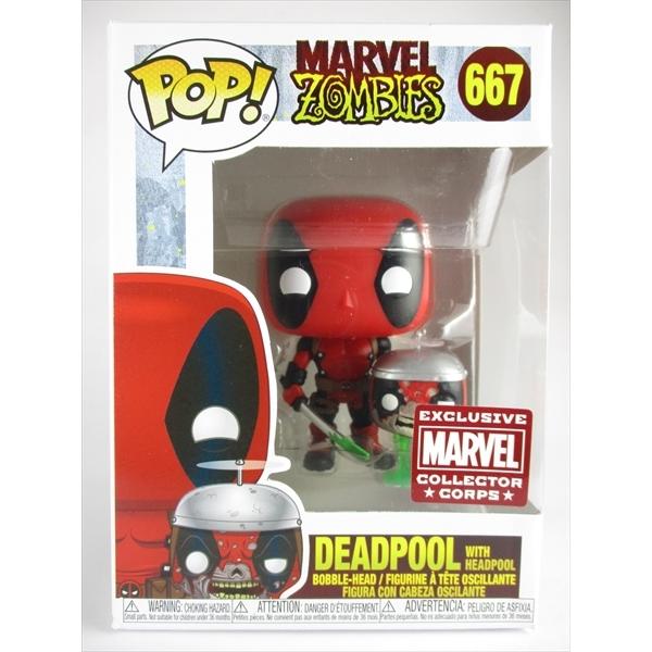 ゾンビ デッドプールwithヘッドプール Marvel Collector Corp限定版 Marvel Zombies Funko ファンコ Pop 667 6479 ボビングワールド 通販 Yahoo ショッピング