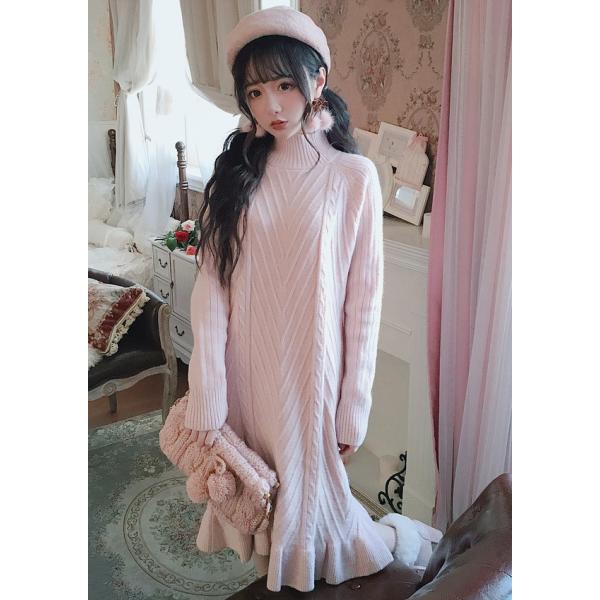 ニット ワンピース ロング 秋冬 レディース 長袖 ケーブル編み ケーブルニット 原宿系 ゆめかわいい ファッション ボボンニジュウイチ D1667 Buyee Buyee 提供一站式最全面最专业现地yahoo Japan拍卖代bid代拍代购服务 Bot Online