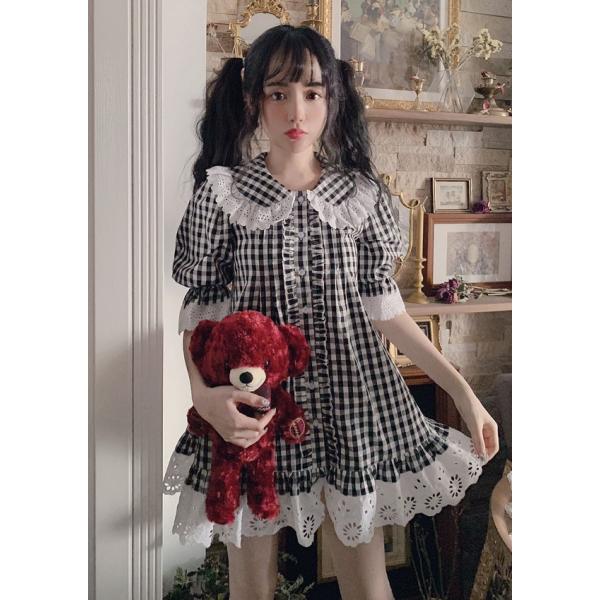 コットン パフスリ チュニック チェック柄 トップス 2way ワンピース 原宿系 ゆめかわいい ファッション ボボンニジュウイチ T1730 Buyee Buyee 提供一站式最全面最專業現地yahoo Japan拍賣代bid代拍代購服務 Bot Online