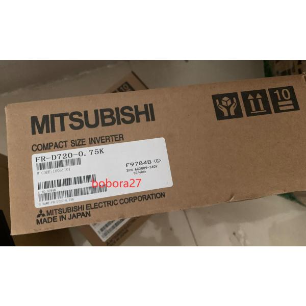 新品☆MITSUBISHI/ 三菱 インバーター FR-D720-0.75K 保証付き