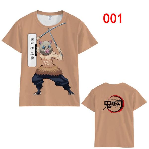 コスプレ衣装鬼滅の刃風大人用子供用鬼滅の刃高品質半袖コスプレ衣装風大人用子供用我妻善逸伊黒小芭内胡蝶しのぶ冨岡義勇竈門炭治郎竈門禰豆子