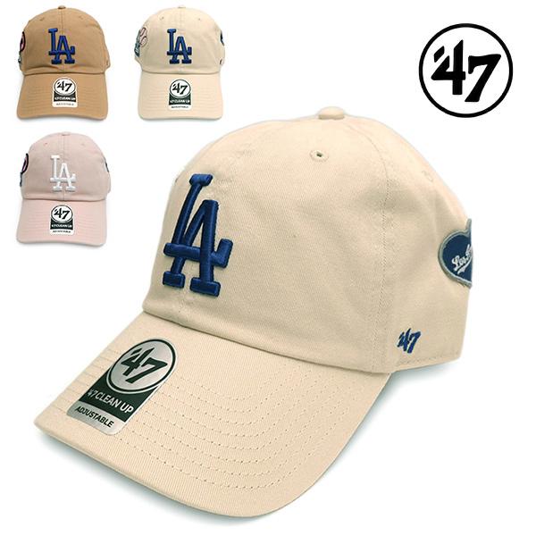 '47【フォーティーセブン】クリーンナップ ロサンゼルス・ドジャース BADGES 帽子 キャップ CAP ユニセックス ウォッシュド加工【ネコポス発送】