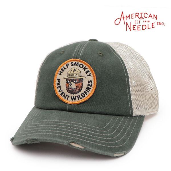 AMERICAN NEEDLE【アメリカンニードル】Orville Hat Smokey Bear 帽子 キャップ メッシュ 加工 スモーキーベア ユニセックス スナップバック【ネコポス発送】
