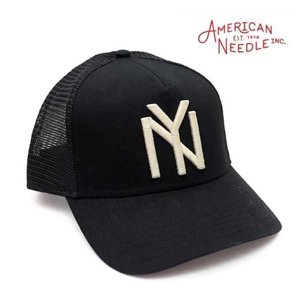 アメリカンニードルブラック・ヤンキース キャップ メッシュ AMERICAN needle NEEDLE【アメリカンニードル】New York Black