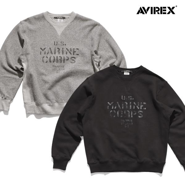 アヴィレックス【AVIREX】783-5232006《VINTAGE LINE》VINTAGE CREW SWEAT ヴィンテージ クルー スウェット 長袖 裏起毛 コットン100％ トップス【送料無料】