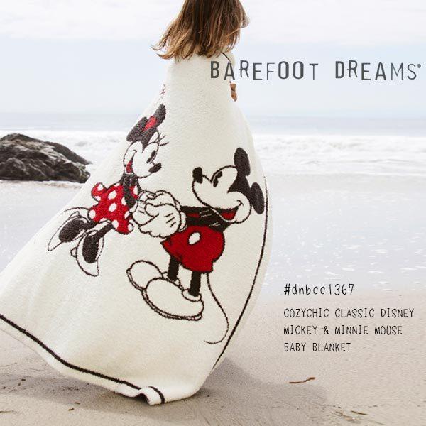 セール　訳あり　新品ベアフットドリームス　 ミッキー＆ミニーブランケット　ダブル Amazon.co.jp: BAREFOOT DREAMS（ベアフットドリームス