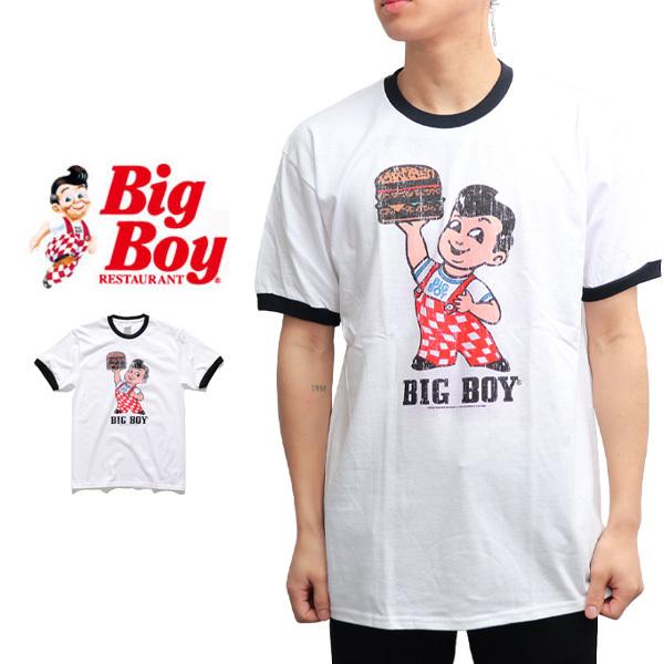 BIG BOY 【ビッグボーイ】BIG BURGER TEE 半袖 Tシャツ リンガー