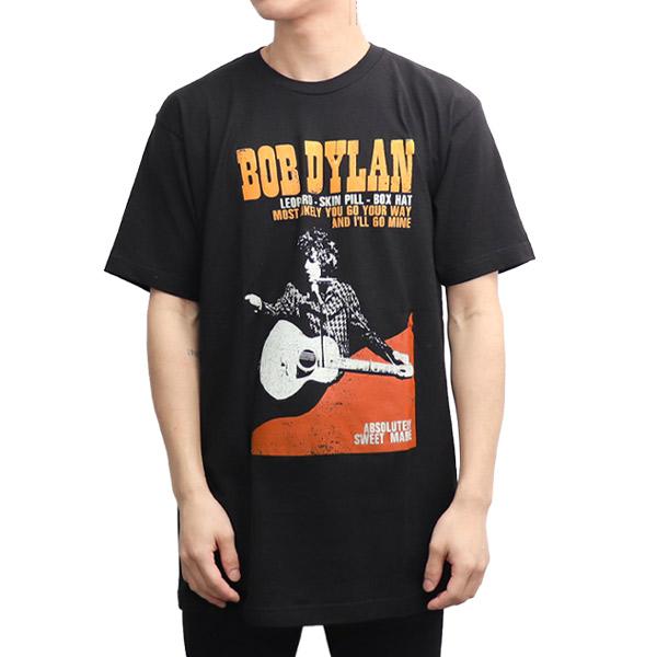 ボブ・ディラン【Bob Dylan】SS Bob Dylan BLACK Tシャツ 半袖 ロゴ