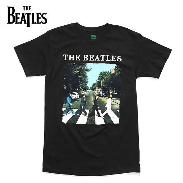 ザ・ビートルズ 【The Beatles】ABBEY ROAD SS TEE BLACK ロゴ 半袖 T