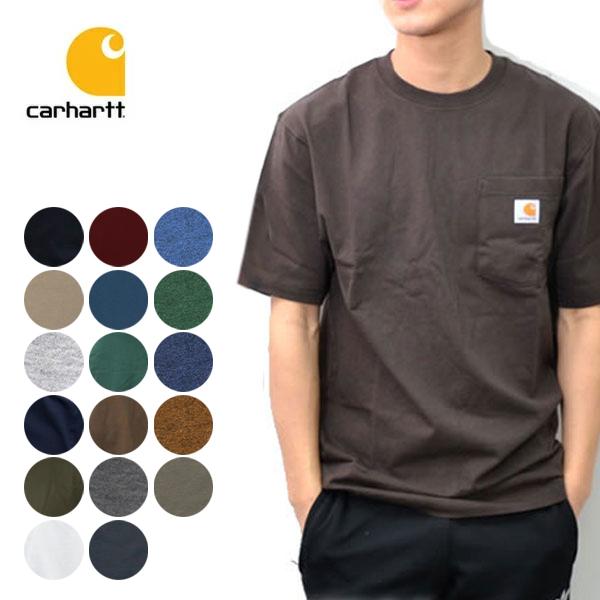 カーハート carhartt Men's K87 WORK POCKET T-Shirt メンズ トップス