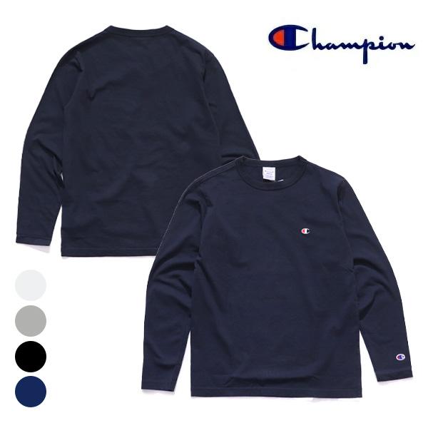 チャンピオン【Champion】ロングスリーブTシャツ 25SS ベーシック ロンT 長袖 メンズ レディース トップス ワンポイント 定番【ネコポス発送】