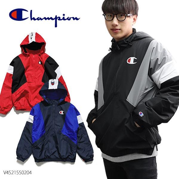 チャンピオン Champion Men S Staduim Anorak Jacket メンズ アノラック 中綿 ジャケット フーディー プルオーバー アウター ハーフジップ Usa規格 Champion V4521 5504 ボブズストア 通販 Yahoo ショッピング