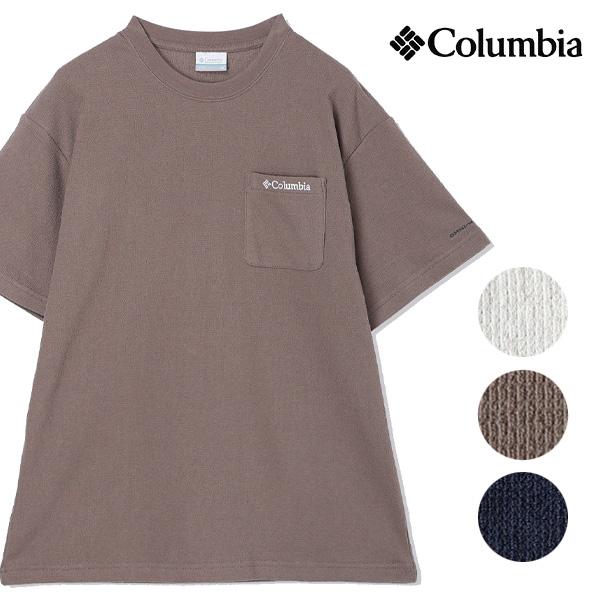 コロンビア【Columbia】PG7856 ルックアウトスパイアショートスリーブTシャツ 半袖 アウトドア メンズ 速乾 紫外線カット パイル素材【ネコポス発送】