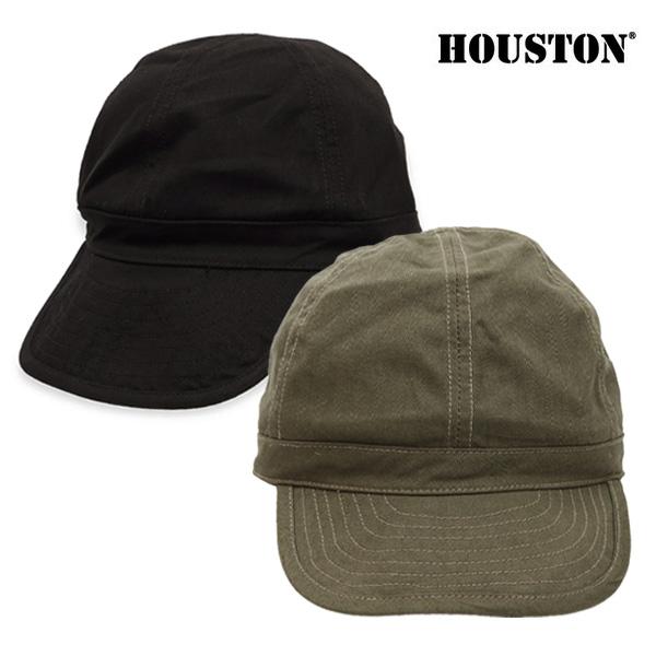 ヒューストン【HOUSTON】6774 USMC HBT CAP キャップ 帽子 へリンボン ヘリンボーン ミリタリー マリンコープ 海軍 メンズ レディース 無地【ネコポス発送】