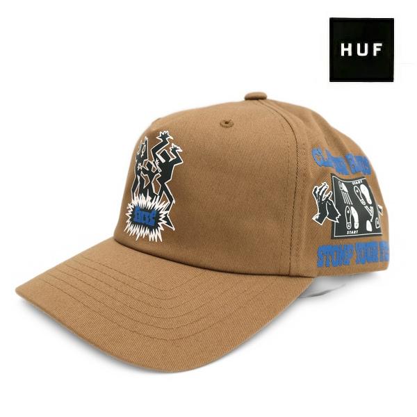 ハフ【HUF】HT00907 EVERYBODY GET LOOSE SNAPBACK キャップ 帽子 スナップバック CAP ユニセックス ストリート ロゴ【ネコポス発送】