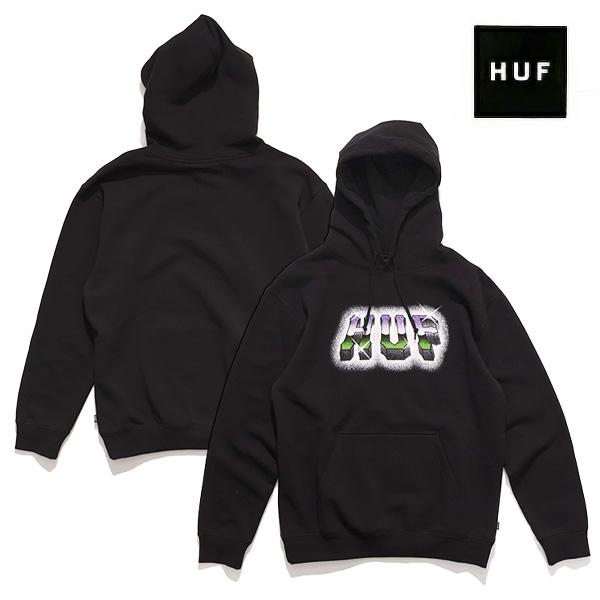 ハフ【HUF】PF00785 HUF CHROME GRIT PO HOOD パーカー プルオーバー 長袖 メンズ レディース トップス 裏毛 ロゴ ストリート