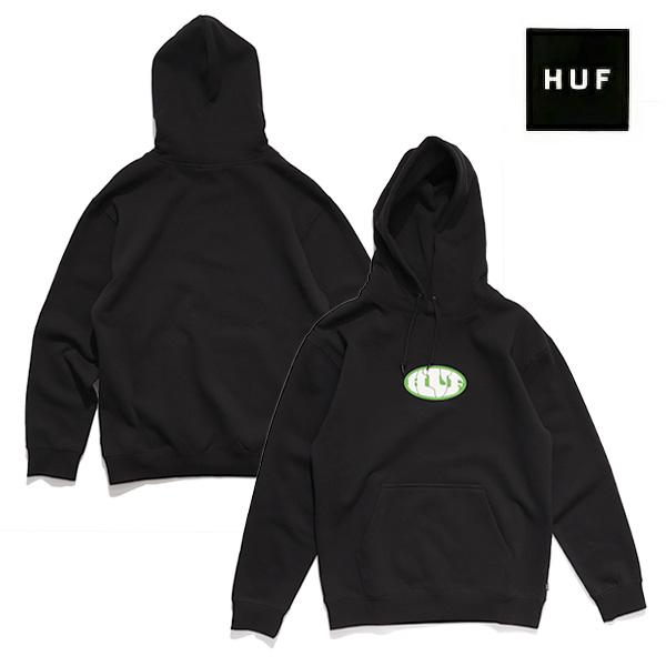 ハフ【HUF】PF00789 HUF WARPED PO HOOD パーカー プルオーバー 長袖 メンズ レディース トップス 裏毛 ロゴ ストリート