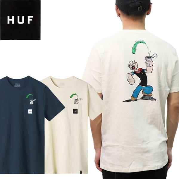 HUF（ハフ） ハフ【HUF】 HUF X POPEYE TS00848 POPEYE S/S POCKET TEE 